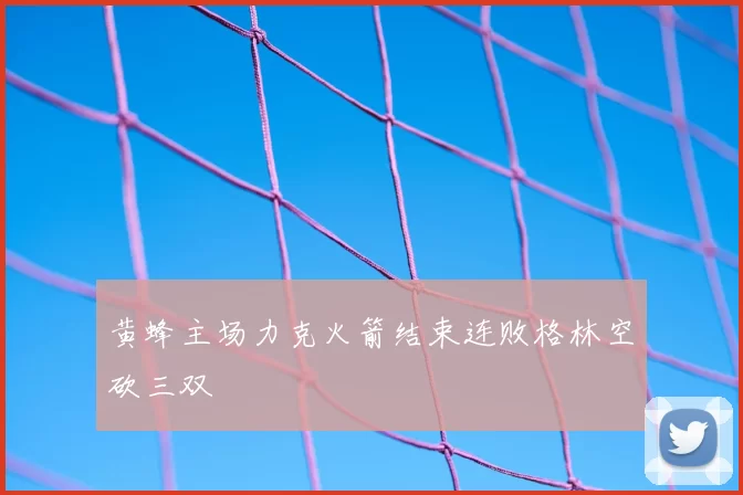 黄蜂主场力克火箭结束连败格林空砍三双